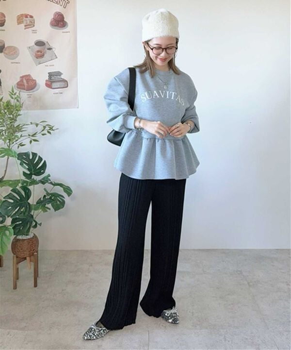 GeeRA（ジーラ）の「【スッキリ細見え】イージー美脚パンツ（フルレングスパンツ）」｜詳細画像