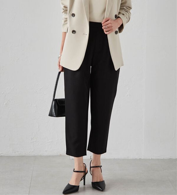 RANAN（ラナン）の「美脚シルエットクロップドパンツ（フルレングスパンツ）」｜詳細画像