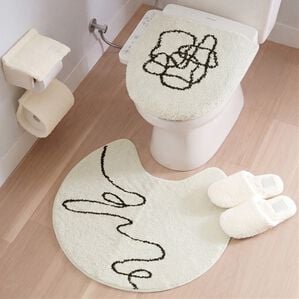 iellio（イエリオ）の「ポグン（ｐｏｇｅｕｎ）　トイレマットシリーズ（トイレマット）」｜オフホワイト
