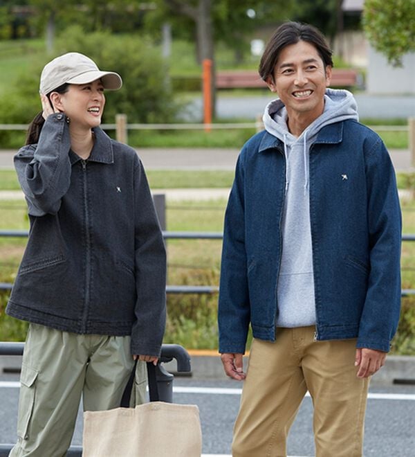 「＜アーノルド　パーマー＞ワンポイントデニムジャケット（メンズジャケット）」｜詳細画像