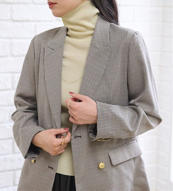 BELLUNA（ベルーナ）の「ハピネスコットン１００％&times;吸湿発熱リブタートルニット＜＆ｃｏｃｏｃｈｉ＞（ニット・セーター）」｜詳細画像