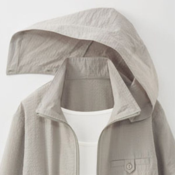 BELLUNA（ベルーナ）の「着るＵＶ対策！綿１００％サマージャケット（ブルゾン）」｜詳細画像