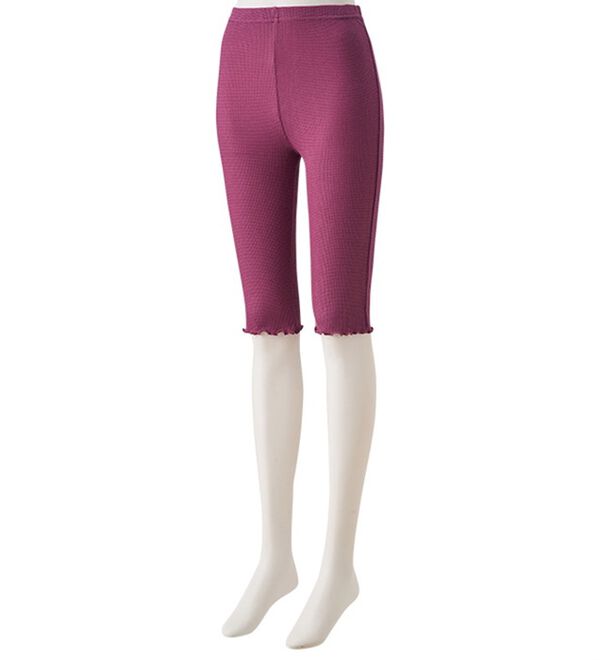 「綿混のび～る発熱ボトム　５分丈（肌着・インナーウェア）」｜詳細画像