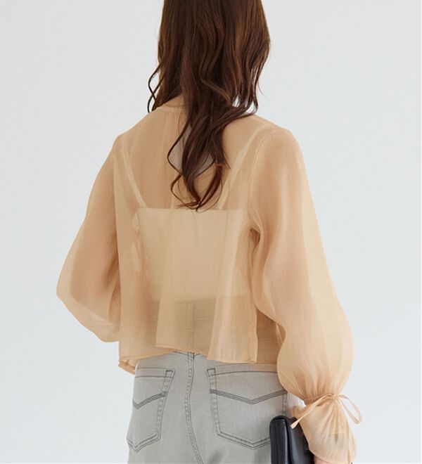 alotta（アロッタ）の「シアーブラウスカーディガン（その他カーディガン）」｜詳細画像