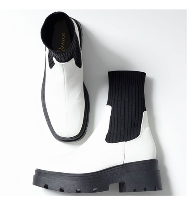 なななんブーツ サイドゴアブーツ