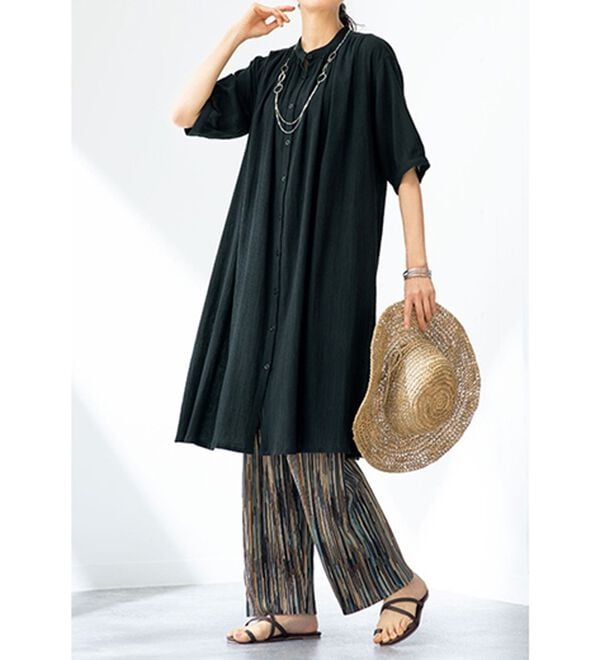 ルフラン（ルフラン）の「【２点セット】【必携】さら涼ワンピ&times;パンツ（セットアップ）」｜詳細画像