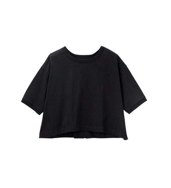 GeeRA（ジーラ）の「綿混素材クロップドＴシャツ（Tシャツ）」｜詳細画像