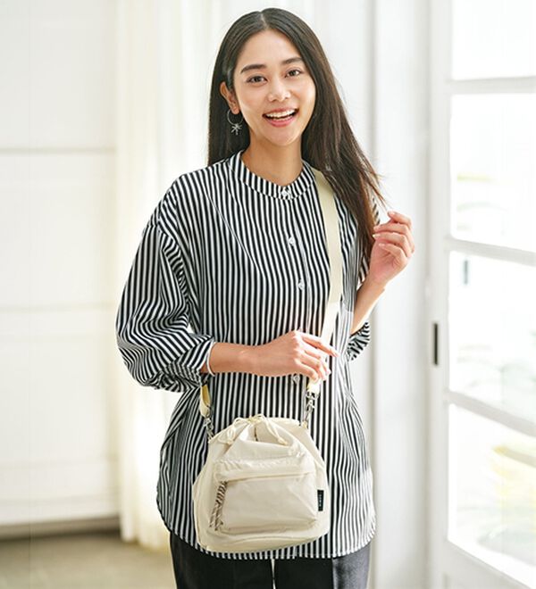 BELLUNA（ベルーナ）の「コード編み２ＷＡＹ巾着ショルダー（ショルダーバッグ）」｜詳細画像