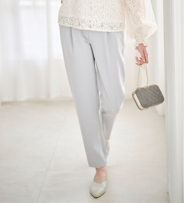 RANAN（ラナン）の「【選べる股下】美脚シルエットタックパンツ（フルレングスパンツ）」｜詳細画像