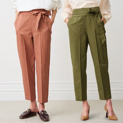 RANAN（ラナン）の「ハイウエストクロップドパンツ（クロップドパンツ）」