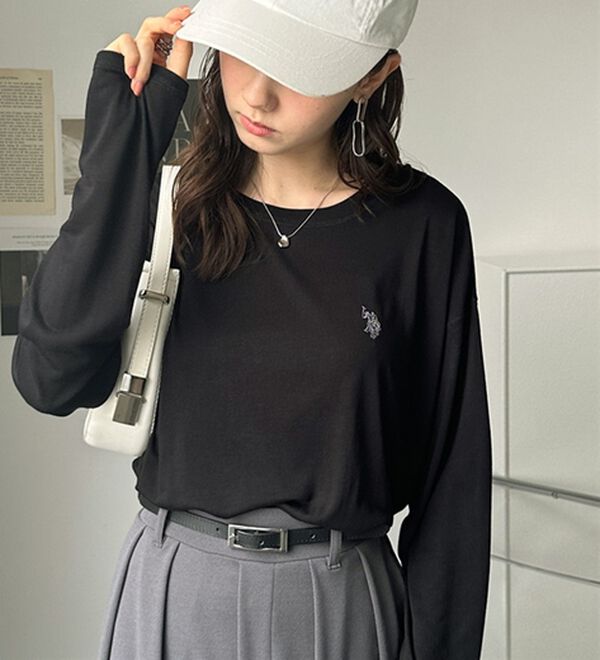 GeeRA（ジーラ）の「【Ｕ．Ｓ．ＰＯＬＯ　ＡＳＳＮ．】スラブシアーロンＴ（Tシャツ）」｜詳細画像