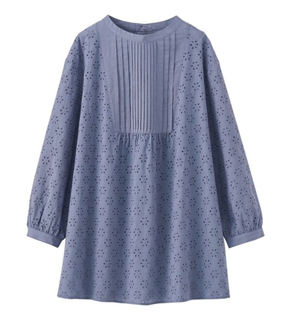 BELLUNA（ベルーナ）の「華やかオーバーレース使いブラウス（シャツ）」｜詳細画像