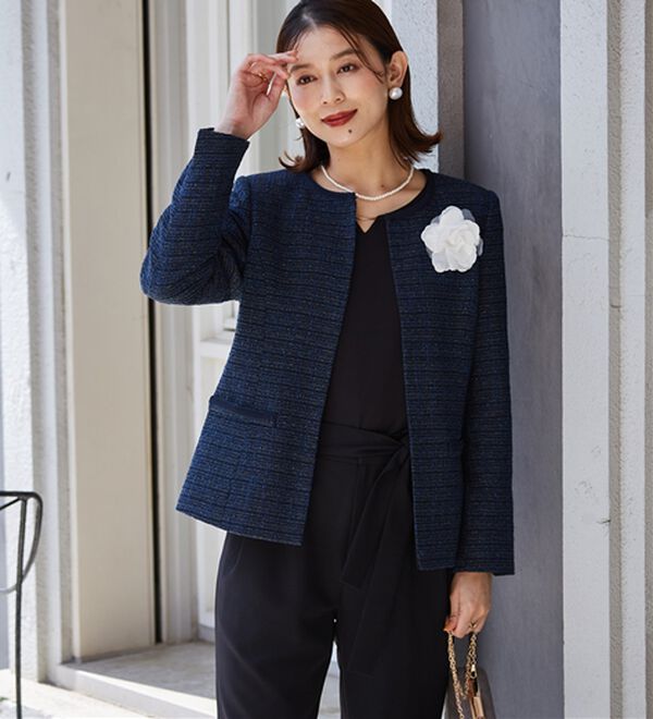 RANAN（ラナン）の「【４点セット】洗える！選べるボトムスーツセット（パンツスーツ）」｜詳細画像