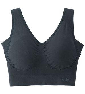 「＜グンゼ＞マルチブラ（ノンワイヤーブラ）」｜ブラック