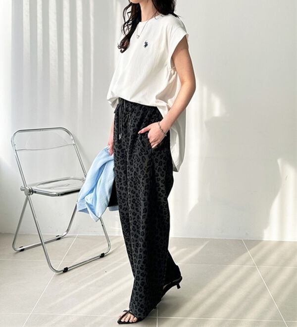 GeeRA（ジーラ）の「さらさら涼感イージーパンツ（フルレングスパンツ）」｜詳細画像