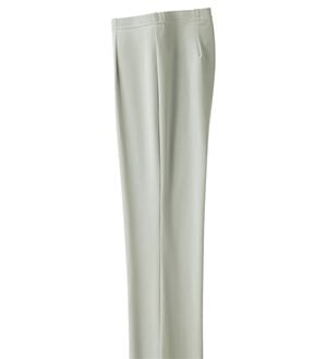 ルフラン（ルフラン）の「日本製すっきりチュニックパンツ（フルレングスパンツ）」｜ライトグレー