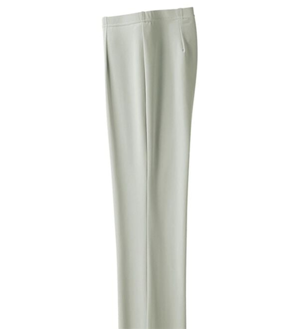 ルフラン（ルフラン）の「日本製すっきりチュニックパンツ（フルレングスパンツ）」｜ライトグレー
