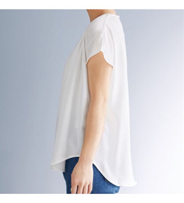 BELLUNA（ベルーナ）の「ひんやり！コード刺しゅう袖デザインブラウス（ブラウス）」｜詳細画像