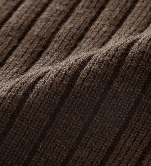 GeeRA（ジーラ）の「すっきり見え！リブニットナロースカート（ロングスカート）」｜詳細画像