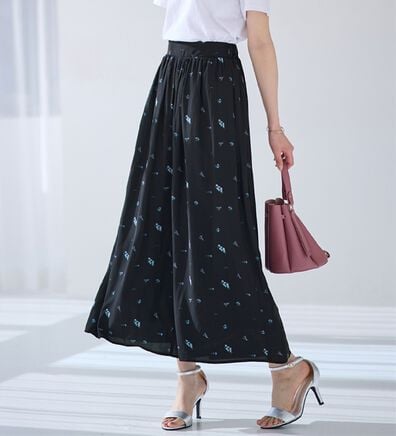 alotta（アロッタ）の「【選べる２丈】柄＆無地アソートさらさらワイドパンツ（ワイドパンツ・ガウチョ）」