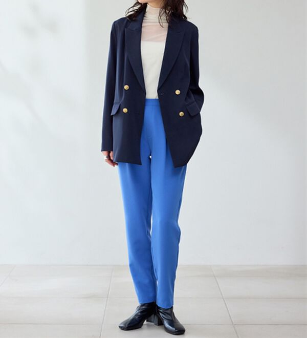 RANAN（ラナン）の「洗える！ゴールド調ボタンWテーラードジャケット（テーラードジャケット）」｜詳細画像