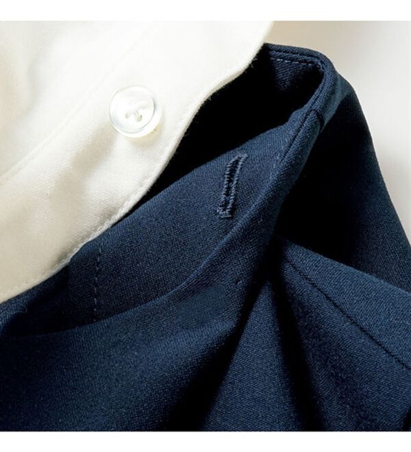 VINNO（ヴィノ）の「防シワ！タック袖ブラウス&times;パンツセット（ブラウススーツ）」｜詳細画像