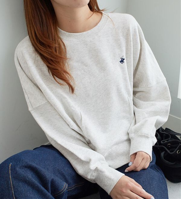 Viola e Viola（ヴィオラ エ ヴィオラ）の「【ビバリーヒルズポロクラブ】コクーンシルエットスウェット（カットソー）」｜オートミール