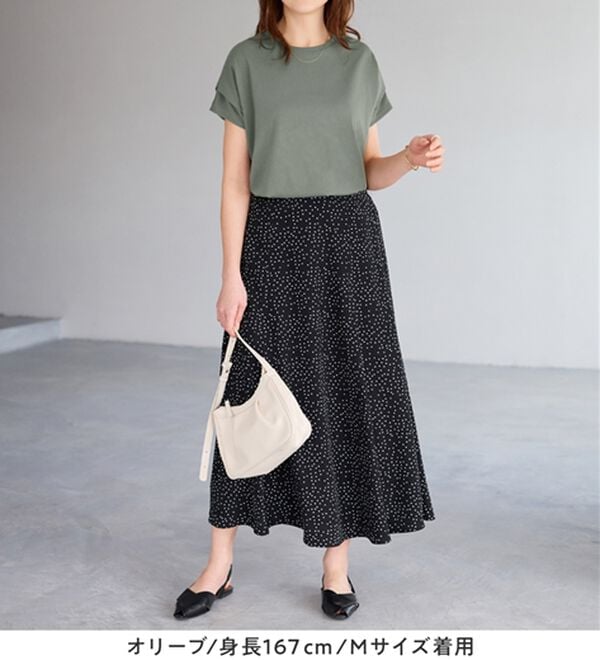 Viola e Viola（ヴィオラ エ ヴィオラ）の「脱普通！すっきり見え大人の上品Ｔシャツ（Tシャツ）」｜詳細画像