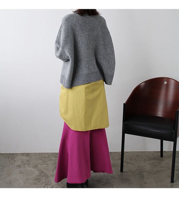 GeeRA（ジーラ）の「ニットマーメイドスカート（ロングスカート）」｜詳細画像