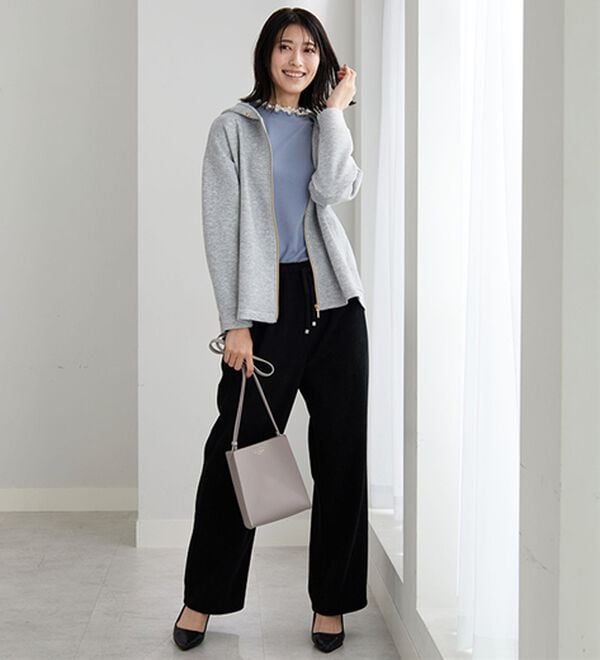 BELLUNA（ベルーナ）の「重ね着風フリル衿プルオーバー（カットソー）」｜詳細画像