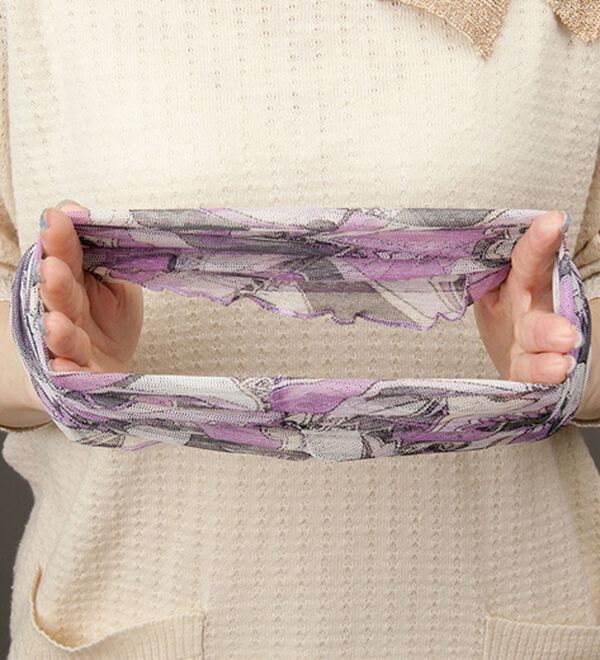 「【３柄組】シルク１００％ネックカバー（その他ファッション小物）」｜詳細画像