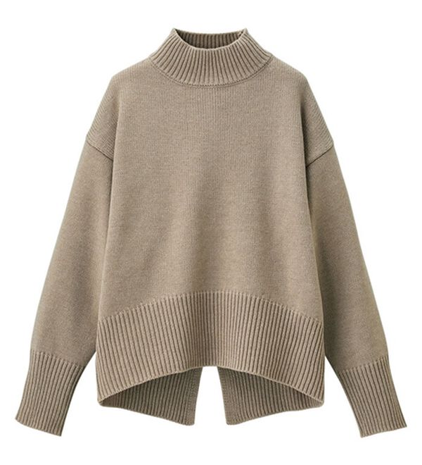 GeeRA（ジーラ）の「バックスリットニットトップス（ニット・セーター）」｜詳細画像