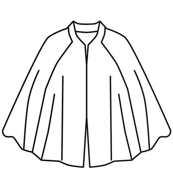 BELLUNA（ベルーナ）の「洗える！ケープボレロ付ワンピースアンサンブル（ブラックフォーマル（喪服・礼服））」｜詳細画像