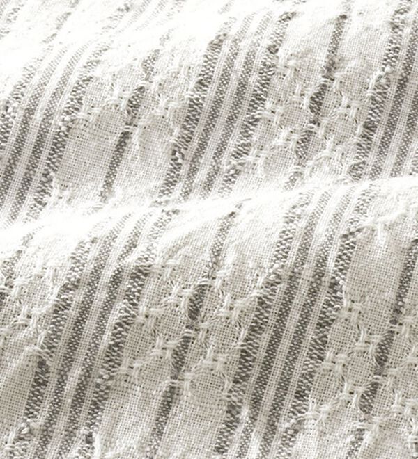 「【２色組】＜デコイ＞大人の爽快ドビー柄シャツアウター（メンズシャツ）」｜詳細画像