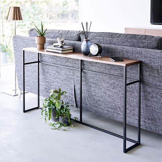 圧迫感のないスマートな飾り棚 コンソール サイドテーブル