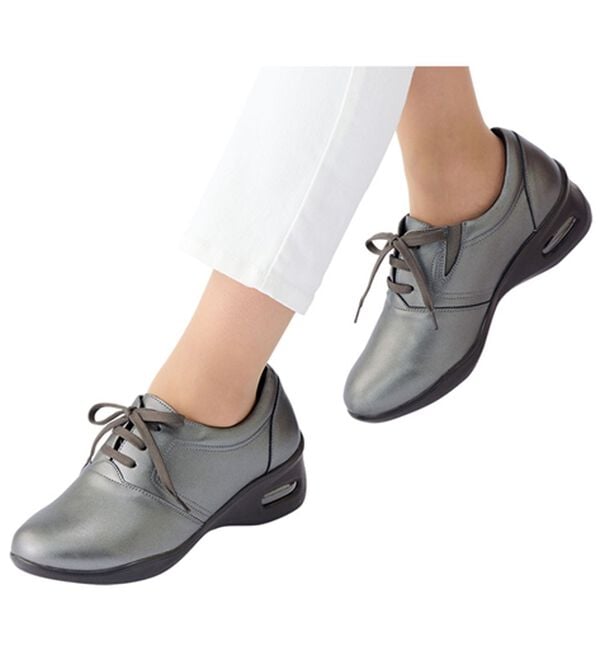 「＜足助（あしすけ）＞５Ｅレースアップエアシューズ（フラットシューズ）」｜詳細画像