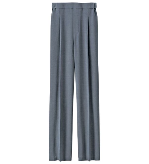 BELLUNA（ベルーナ）の「＜爽楽＞ストレッチワイドパンツ（フルレングスパンツ）」｜詳細画像