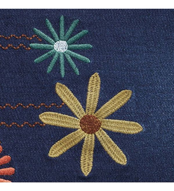 ルフラン（ルフラン）の「裏起毛刺しゅうデニム＜ポリシア＞（その他パンツ）」｜詳細画像