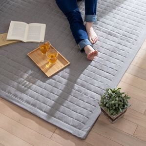 「さらさらコットンキルトラグ（ラグ）」｜詳細画像