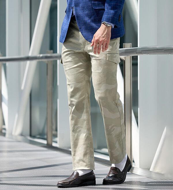 「＜コムルヴァン・オム＞５０代からの［神業］カーゴパンツ（メンズカーゴパンツ）」｜詳細画像