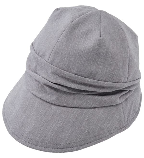 「小顔見えＵＶクロッシェ（帽子）」｜グレー