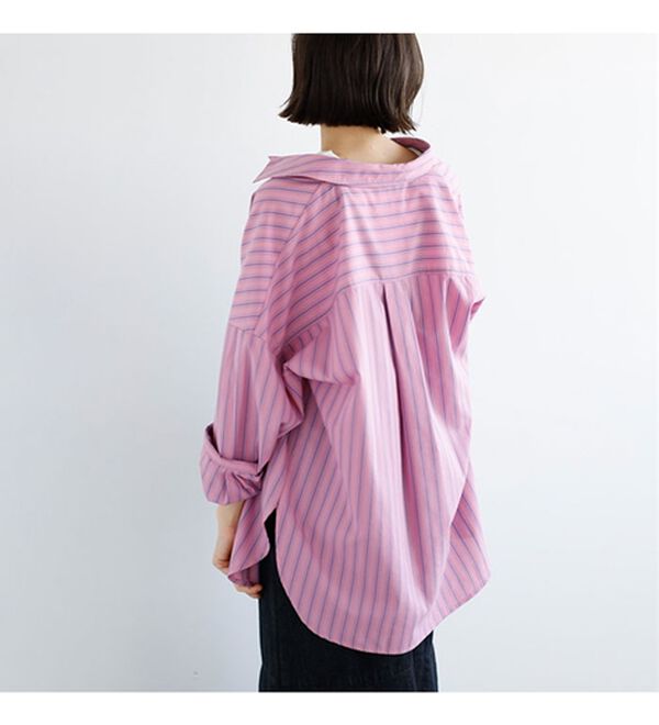 GeeRA（ジーラ）の「アソート柄オーバーサイズシャツ（シャツ）」｜詳細画像