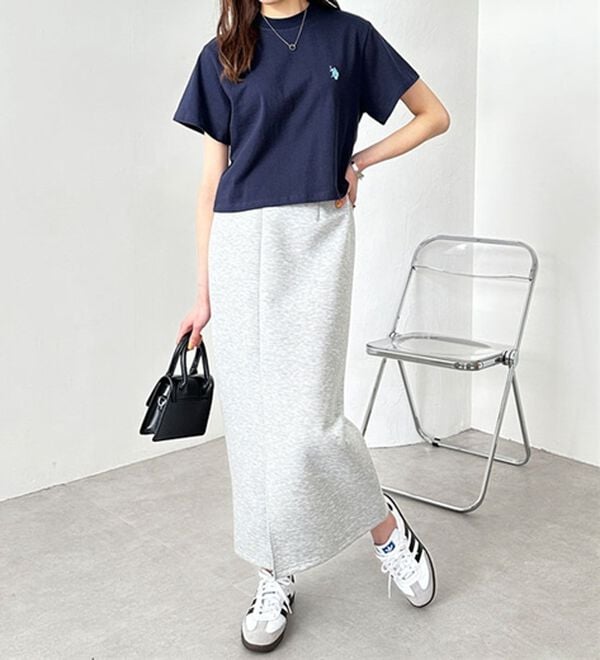 GeeRA（ジーラ）の「楽ちん！滑らか美ラインダンボールナロースカート（ロングスカート）」｜詳細画像