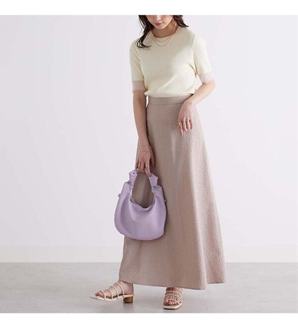 GeeRA（ジーラ）の「『ドラマ着用商品』 袖口シアーリブニット（ニット・セーター）」｜詳細画像