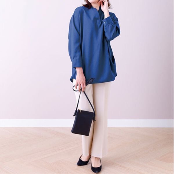 カルゼ素材裾タックスキッパーチュニック - ベルーナ【公式】