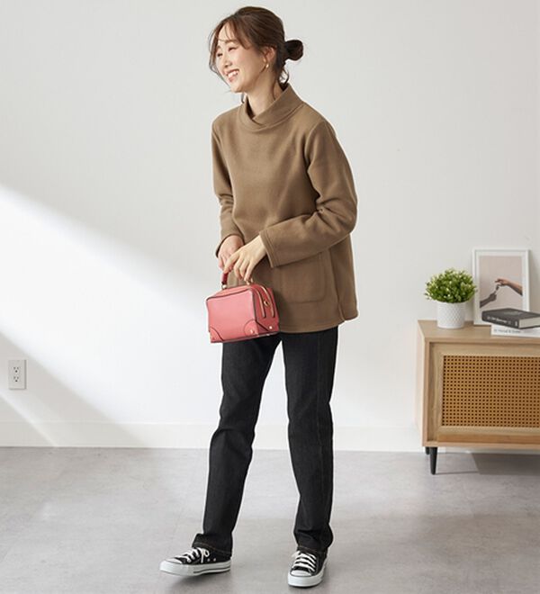 BELLUNA（ベルーナ）の「毎日着られる！快適フリースチュニック（チュニック）」｜詳細画像