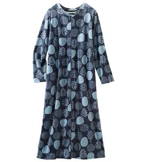 LAVIENNE（ラヴィエンヌ）の「ストレッチフリースルームワンピ（カットソーワンピース）」｜ネイビー北欧