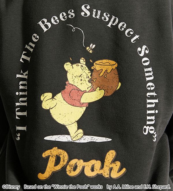 BELLUNA（ベルーナ）の「＜Ｄｉｓｎｅｙ＞【プー】バックプリント裏起毛トレーナー（トレーナー・スウェット）」｜詳細画像