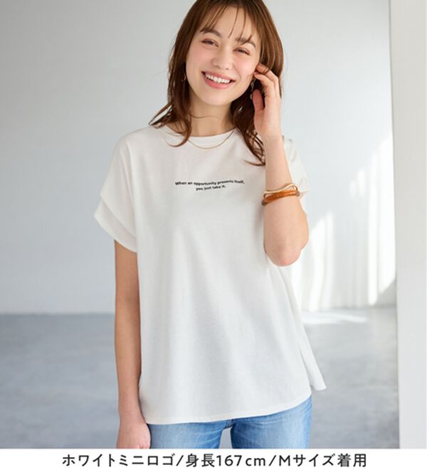 Viola e Viola（ヴィオラ エ ヴィオラ）の「脱普通！すっきり見え大人の上品Ｔシャツ（Tシャツ）」｜詳細画像