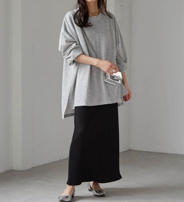RANAN（ラナン）の「オーバーサイズスウェットＴ（カットソー）」｜詳細画像